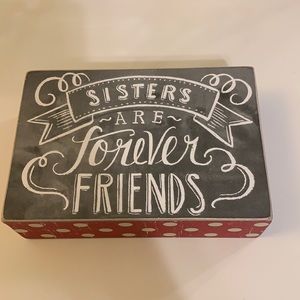 Sisters Wooden Box Sign
